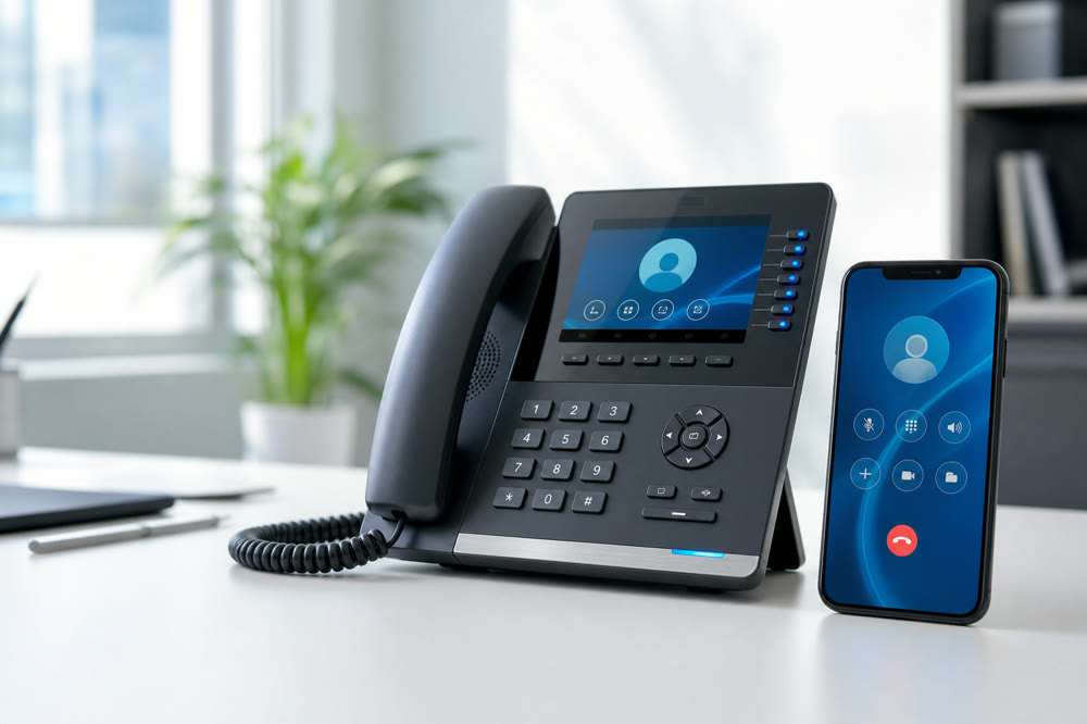 App e telefoni IP insieme